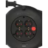 Brennenstuhl 1093900, 10 m, Interior, IP20, Resistente a los golpes, Protección contra sobrecalentamiento, Plástico, Policloruro de vinilo (PVC), Negro