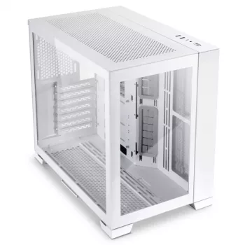 Caja de PC Lian Li O11D Mini-S Mini Tower blanca (compatible con fuente de alimentación SFX/SFX-L)