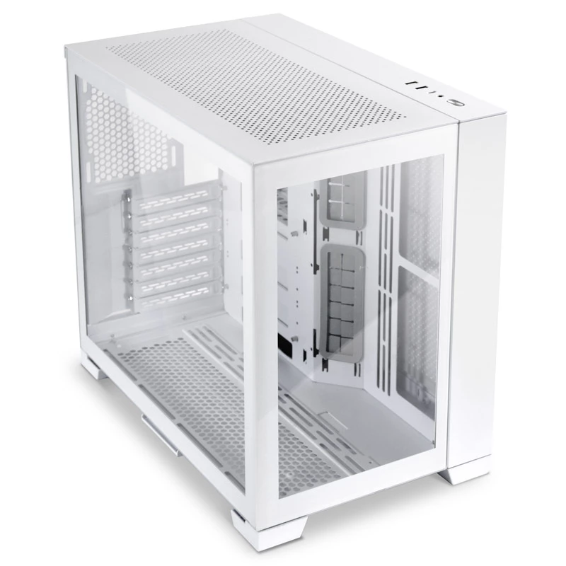 Caja de PC Lian Li O11D Mini-S Mini Tower blanca (compatible con fuente de alimentación SFX/SFX-L)