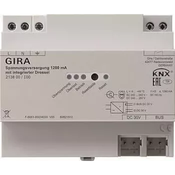 Gira KNX Fuente de alimentación 1280mA Drossel REG 213800 (213800)