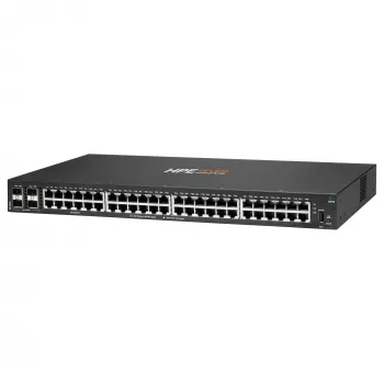 HPE - Aruba 6000 48G 4SFP Switch - Switch - L3 - gestionado - 48 x 10/100/1000 + 4 x Gigabit SFP - flujo de aire lateral - montaje en rack - AC 100 - 127 V / 200 - 240 V