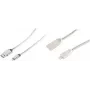 Cable Lightning shiverpeaks BS14-13001 1 m plata (BS14-13001)