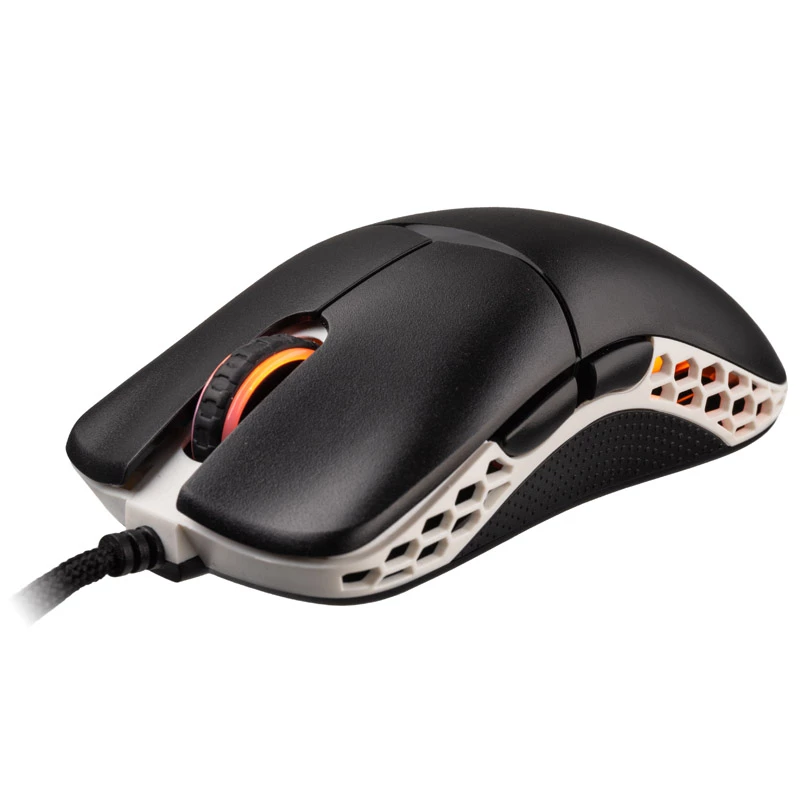 Ratón Ducky Feather gaming ambidiestro USB Type-A óptico 16000 DPI