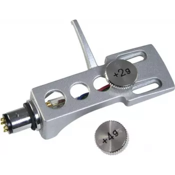 Cápsula Omnitronic 10605262 — cápsula de brazo de tocadiscos plateada, pieza de repuesto para tocadiscos