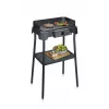Parrilla eléctrica de sobremesa SEVERIN PG 8596, 2000 W, parrilla rectangular, negra, mando giratorio