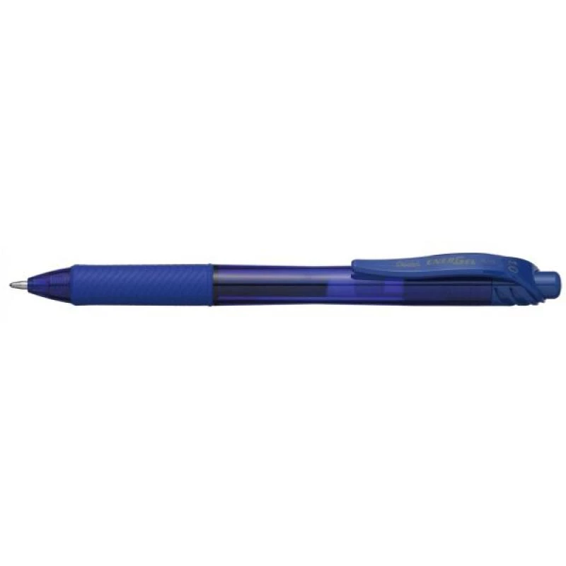 Bolígrafo retráctil con clip Pentel Energel X 1.0 Azul