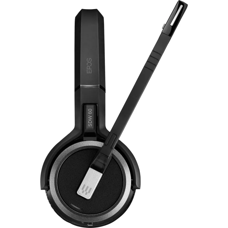 EPOS IMPACT SDW 5066T - Sistema de headset - On-Ear - DECT - Inalámbrico, Cableado - Negro - Certificado para Microsoft Teams, Optimizado para UC (1001039)