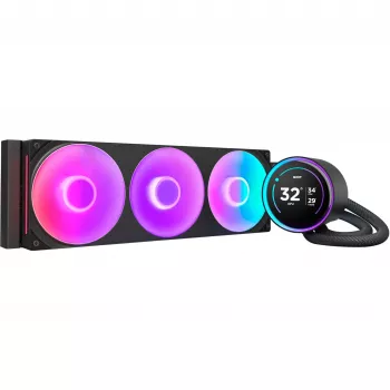 NZXT Kraken Elite 360 RGB refrigeración líquida todo en uno para procesador 12 cm negro 1 ud.
