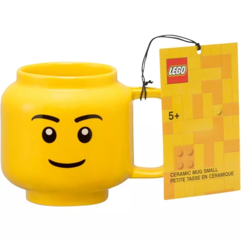 LEGO taza de cerámica Boy, pequeña, amarilla
