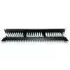 Digitus DN-91524U-EC panel de parcheo de 19" y 24 puertos Cat5e U/UTP, 1U, con soporte para cables, negro