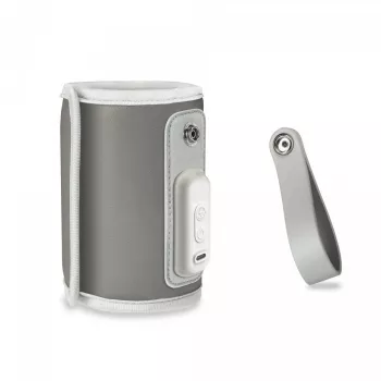 Calientabiberones Lionelo Thermup Go gris – calientabiberones portátil para alimentos infantiles