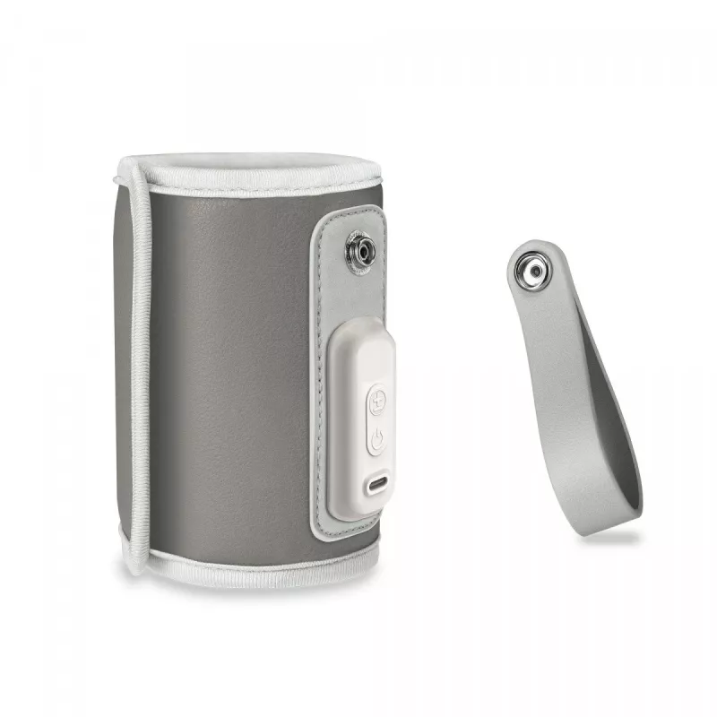 Calientabiberones Lionelo Thermup Go gris – calientabiberones portátil para alimentos infantiles