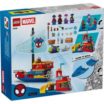 LEGO MARVEL 11208 Barco pirata del equipo Spidey