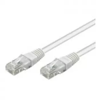 Wentronic Goobay Cable patch CAT 6, U/UTP, blanco, 2 m - mezcla de cobre CCA (68635)