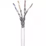 Wentronic Goobay cable de red CAT 6, S/FTP (PiMF), blanco, 100 m - mezcla de cobre CCA, AWG 23/1 (macizo), LSZH (94222)