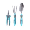 Set de herramientas de jardín Extralink 3 piezas — pala, tijeras de podar, rastrillo