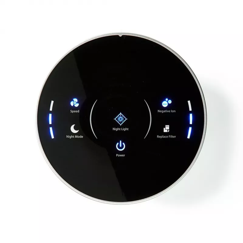 Purificador de aire Nedis AIPU100CWT 20 m² 50 dB 35 W Negro, Blanco