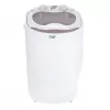 Lavadora de carga superior Adler AD 8055, portátil, 3 kg de capacidad, crema, mando giratorio, 150 W