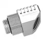 Barrow adaptador 45° G1/4 hembra a hembra (FBFTWT45-V2 S) plateado