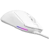 LORGAR MSA10, ratón gaming Advanced Ultralight con cable, blanco