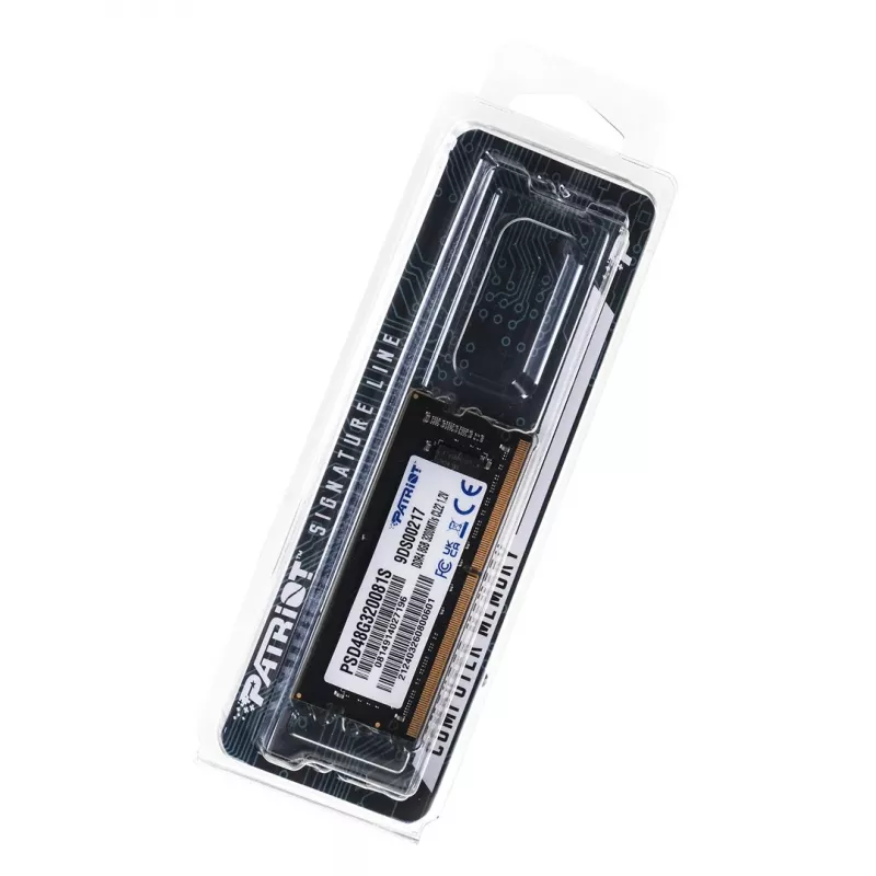 Patriot PSD48G320081S Signature Line SO-DIMM, 8GB, 3200MHz, DDR4, CL22, 1.2V