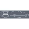 Juguete de construcción Cobi RAM 3500 camión de bomberos COBI-24612 set 2 en 1