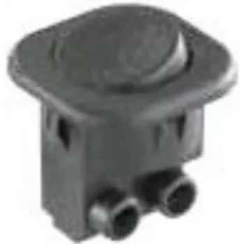 Bachmann 924.133 Interruptor eléctrico interruptor de balancín 1P negro (924.133)