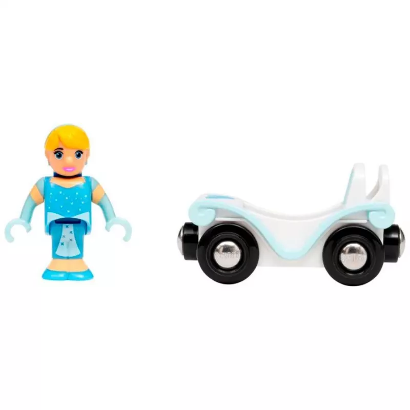 Accesorio/maqueta Ravensburger BRIO Disney Princess Cinderella & carroza, azul/blanco, a partir de 3 años