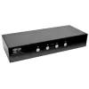 EATON TRIPPLITE conmutador KVM DisplayPort de 4 puertos con cables de audio y hub USB 3.0 SuperSpeed (B004-DPUA4-K)
