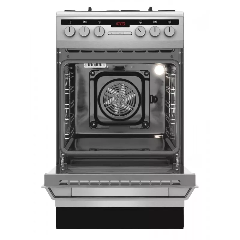 Cocina independiente AMICA 58GEH3.31HZpTaDA(Xx) Pizza Wok, clase de eficiencia energética A