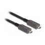Cable activo óptico USB-C de vídeo + datos + PD DeLOCK 3 m USB 3.2 Gen 2