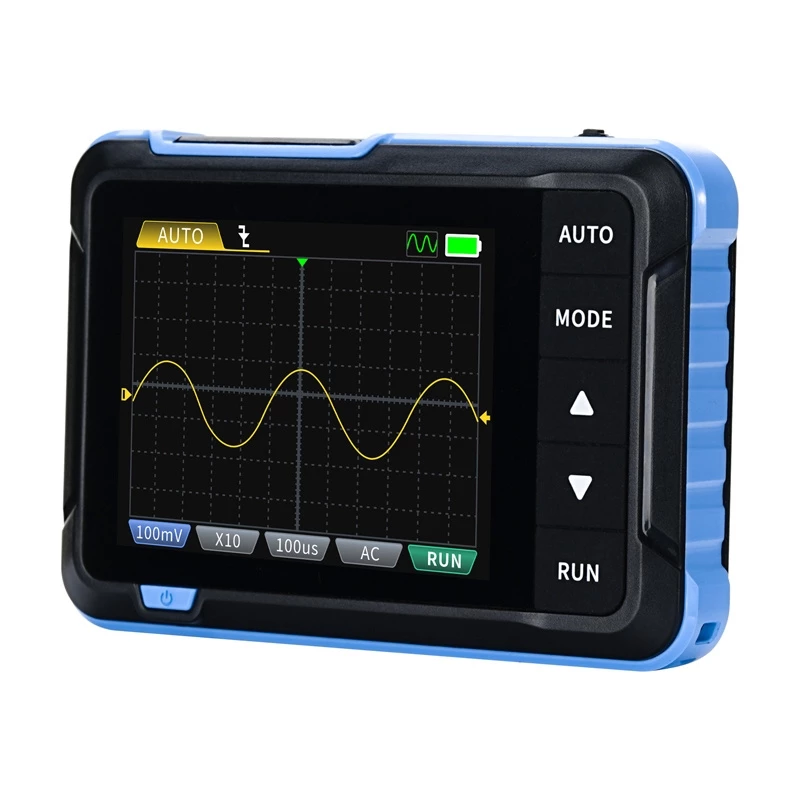 Osciloscopio y generador de señal mini 2 en 1 portátil Fnirsi DSO153 150 MHz de ancho de banda, 1 GS/s de frecuencia de muestreo