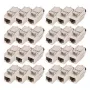 Módulo Keystone DIGITUS CAT 8.1 apantallado, plano, RJ-45, montaje sin herramientas – 24 uds.
