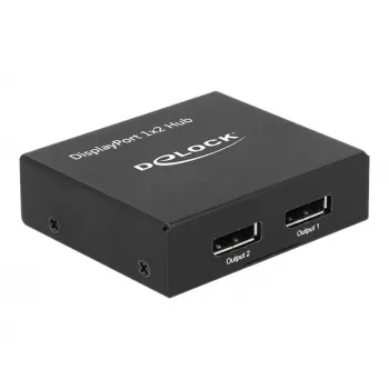 Divisor de vídeo DeLOCK 87691 DisplayPort 2x DisplayPort