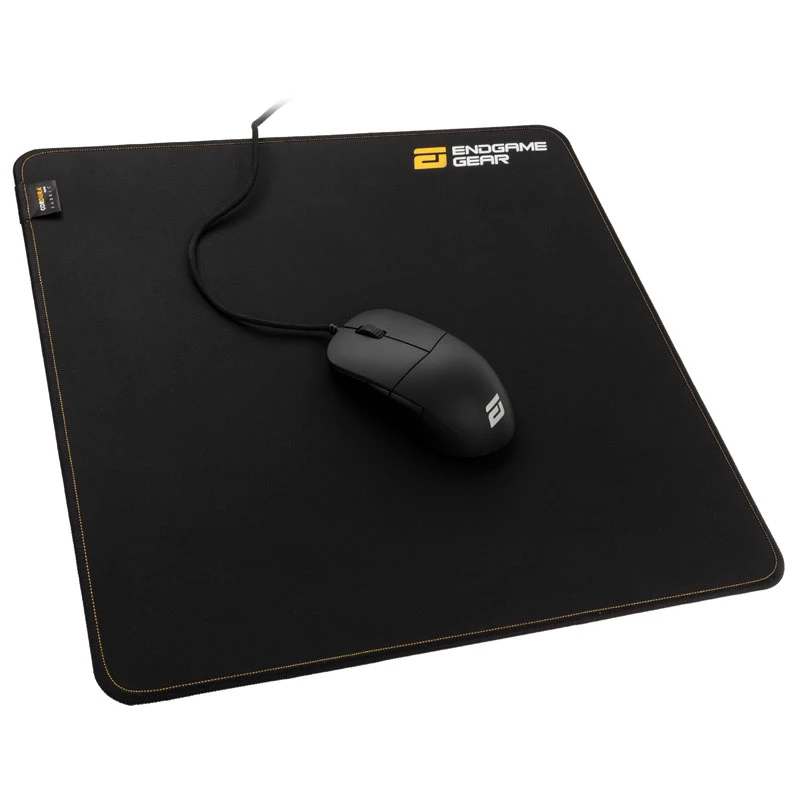 Alfombrilla de ratón gaming Endgame Gear MPX390 — 390×390 mm, superficie de tela, base de silicona antideslizante, negra