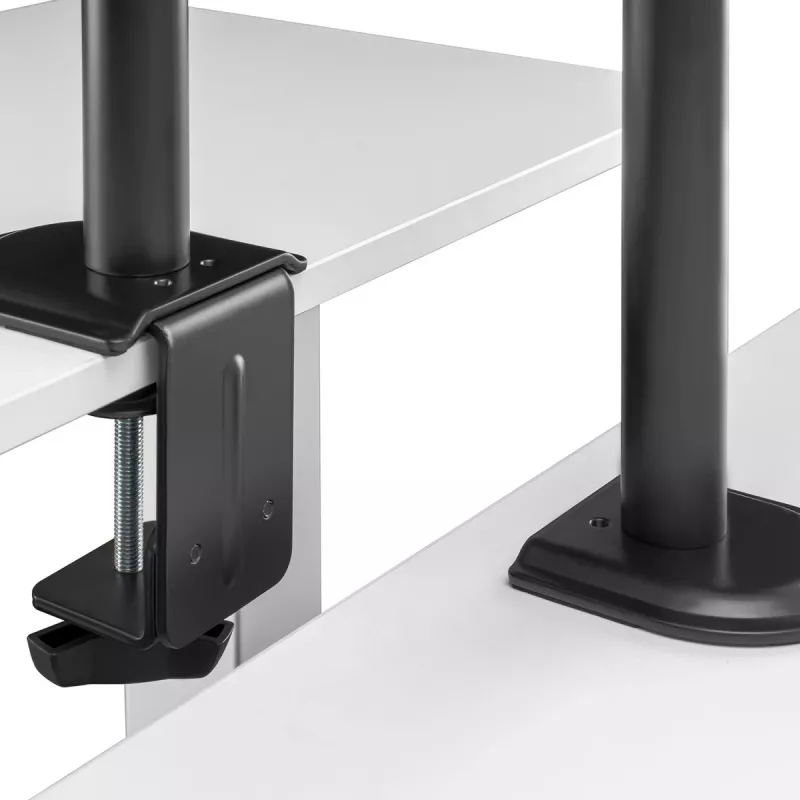 Soporte de mesa Maclean para 2 monitores, VESA 75x75 y 100x100, 17-32, 2x 9kg, MC-754N