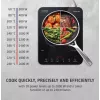 Caso ProSlim 2000 2236 Placa de inducción individual portátil, cristal, control táctil por sensor, negro