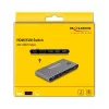 Conmutador KVM DeLOCK HDMI 8K 60 Hz con USB 5 Gbit/s