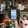 ProfiCook PC-WKS 1229 G hervidor de agua 1 L 1600 W acero inoxidable, transparente