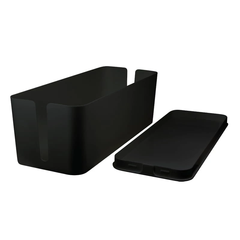 Organizador caja de cables, negro