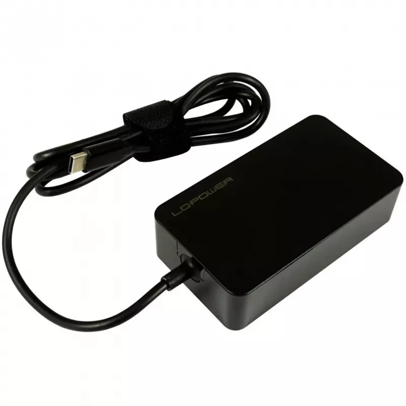 LC Power LC-NB-PRO-45-C - Fuente de alimentación - AC 110-240 V - 45 vatios - Negro