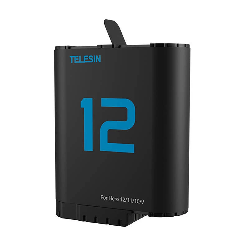 Batería de litio para GoPro Hero 12/11/10/9, Telesin (azul)