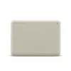 Toshiba Canvio Advance - disco duro - 4 TB - externo (portátil) - 2.5 (6,4 cm) - USB 3.2 Gen 1 - beige claro