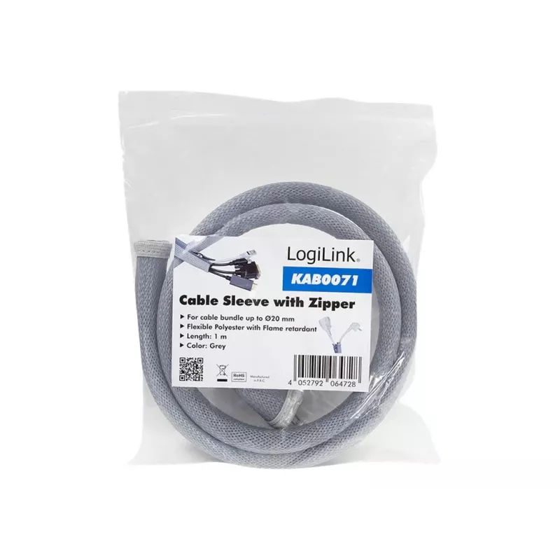 Funda para cables LogiLink KAB0071 Gris