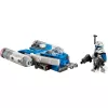 LEGO Star Wars Captain Rex Y-Wing Microfighter, pieza de coleccionista: juguete de nave espacial de las Guerras Clon con una minifigura de personaje para niños a partir de 6 años