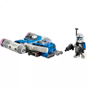 LEGO Star Wars Captain Rex Y-Wing Microfighter, pieza de coleccionista: juguete de nave espacial de las Guerras Clon con una minifigura de personaje para niños a partir de 6 años
