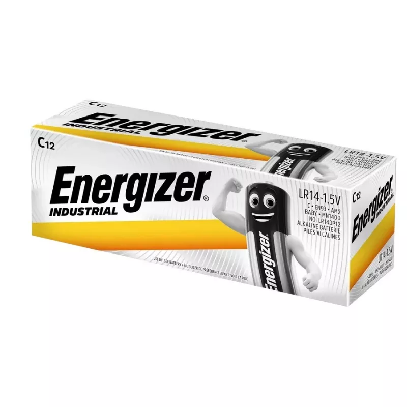 ENERGIZER Pilas INDUSTRIAL PRO LR14 C R14 1,5V 12 uds