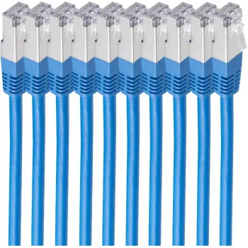 Cable de red Shiverpeaks BS75711-H0.25B-SET10 azul 0,25 m Cat6 S/FTP (S-STP) (BS75711-H0.25B-SET10)