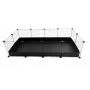 C&C jaula modular 4x2, 145 x 75 cm, negra