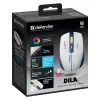 Ratón gaming inalámbrico DEFENDER MM-282 RF — ambidiestro, óptico 1800 DPI, 5 botones, USB, a pilas